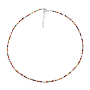 Collar Minerals Multipiedras PLATA Collar Minerals PLATA