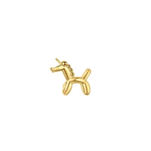 Pendiente Unicornio Globo Izquierda ORO Pendiente Unicornio Globo Izquierda ORO