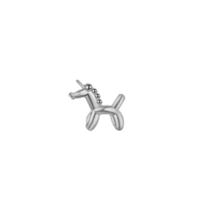 Pendiente Unicornio Globo Izquierda PLATA Pendiente Unicornio Globo Izquierda PLATA