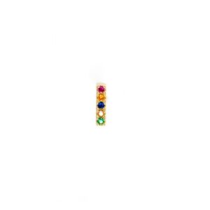 Pendiente Barra Arcoiris ORO Pendiente Barra Arcoiris ORO