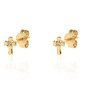 Pendiente Mini Cruz ORO Pendiente Mini Cruz ORO