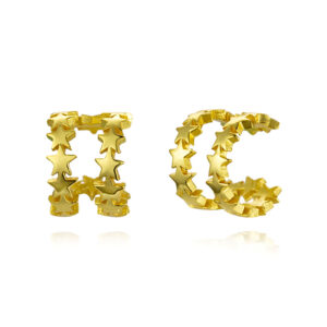 Earcuff Doble Estrellas ORO Earcuff Doble Estrellas ORO