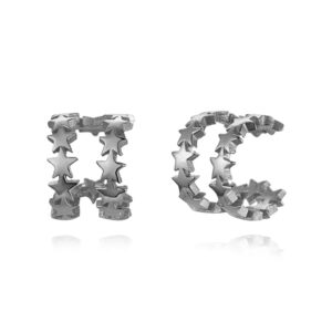 Earcuff Doble Estrellas PLATA Earcuff Doble Estrellas PLATA